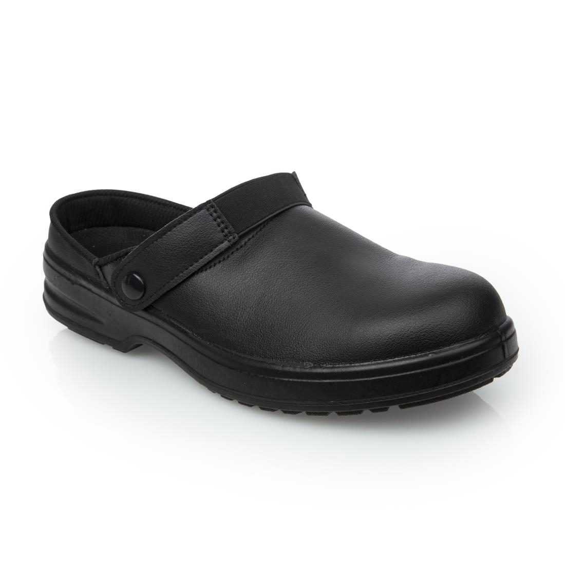 Slipbuster Lite Unisex Safety Clogs Black 37 - Richard Anthony Catering ...